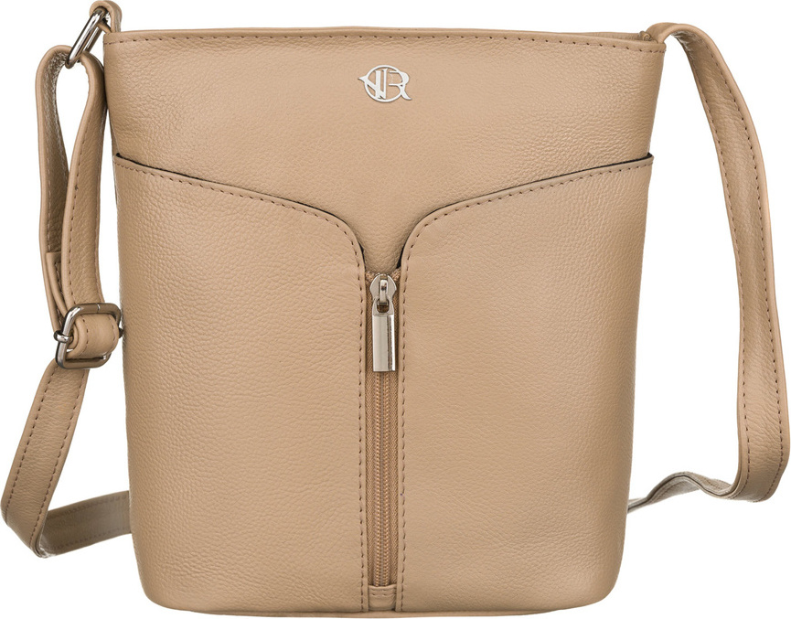 Rovicky béžová kožená messenger taška R-TSL-01-CPDM Veľkosť: ONE SIZE