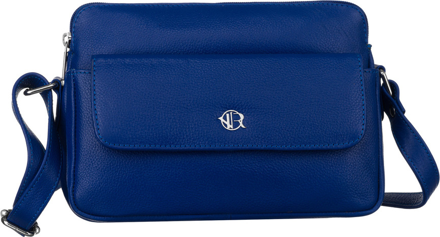 Rovicky Modrá crossbody taška so strieborným kovaním R-TSL-10-CPDM Veľkosť: ONE SIZE