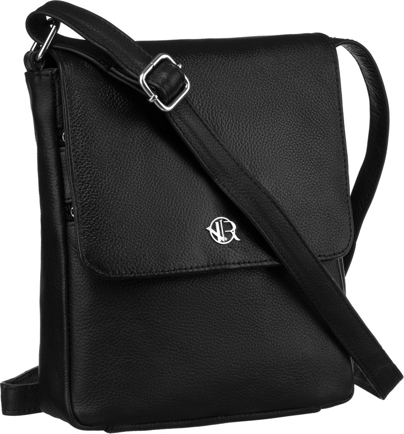 Rovicky čierna dámska kožená messenger taška R-TSL-06-CPDM Veľkosť: ONE SIZE