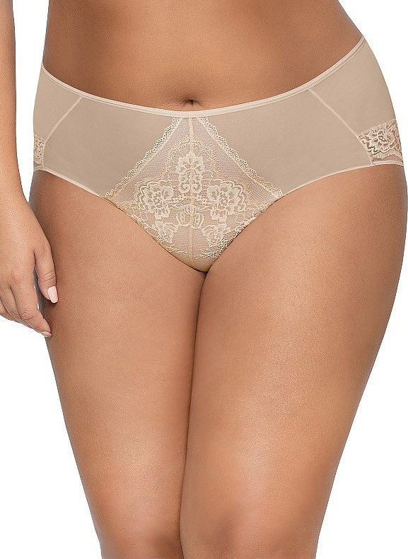 Čipkové nohavičky Ava 1824/1 Veľkosť: XL, Barva: Béžová