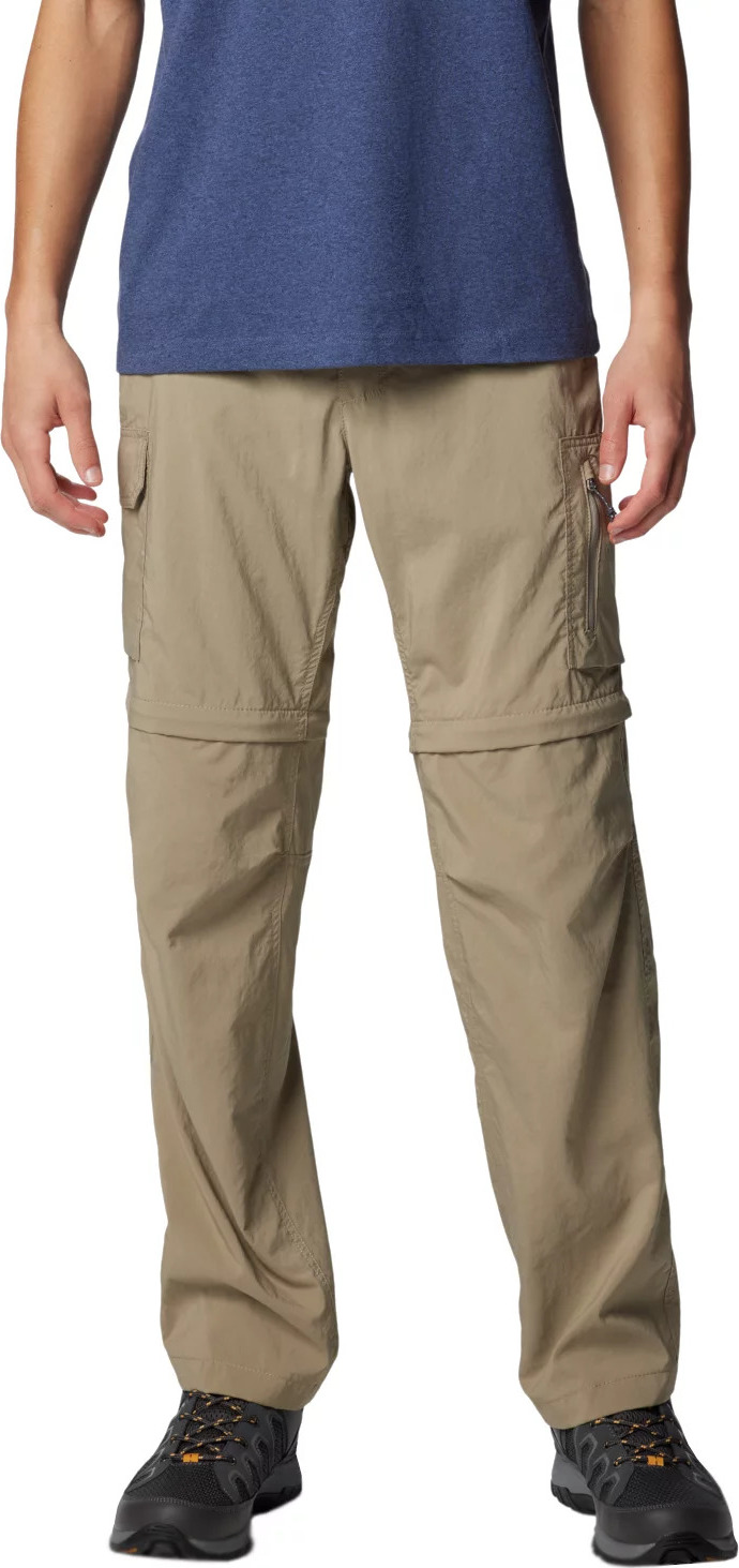 Béžové pánske turistické nohavice/šortky Columbia Silver Ridge Utility Convertible Pant 2012962221 Veľkosť: 32