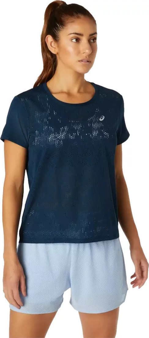 Tmavomodré športové tričko Asics Ventilate SS Top 2012C033-401 Veľkosť: XS