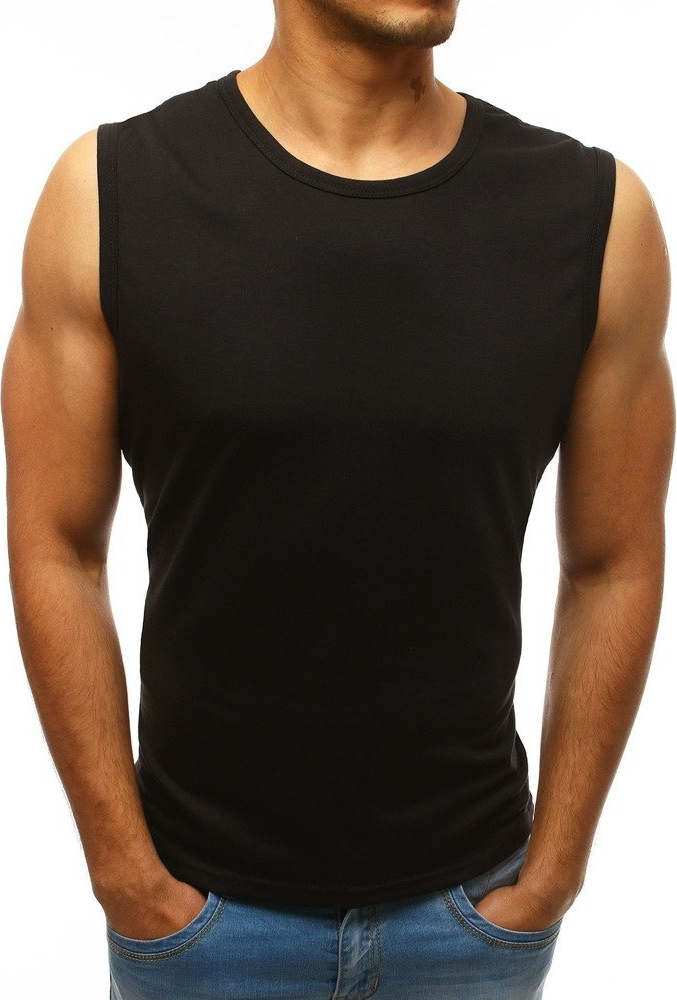 Čierne klasické pánske tielko rx3510 Veľkosť: 2XL