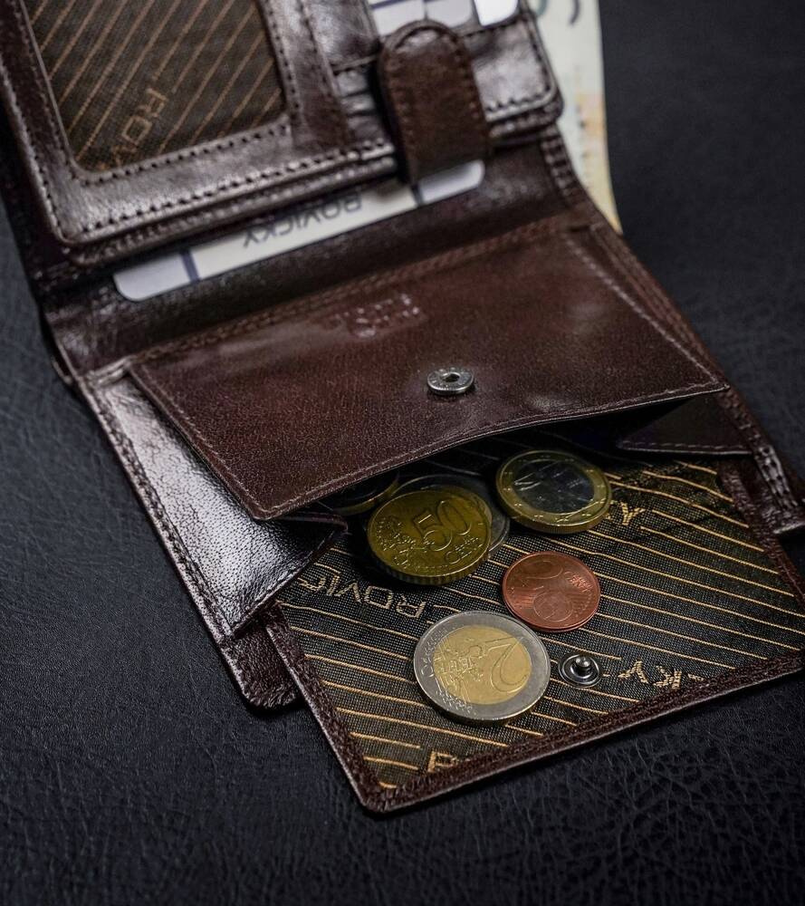 Rovicky čierna elegantná pánska peňaženka L236 PC-102-BAR Veľkosť: ONE SIZE