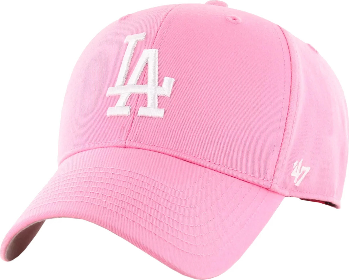 Svetloružová dievčenská šiltovka 47 Brand MLB Los Angeles Dodgers Jr. Cap B-RAC12CTP-RSA-KID Veľkosť: ONE SIZE