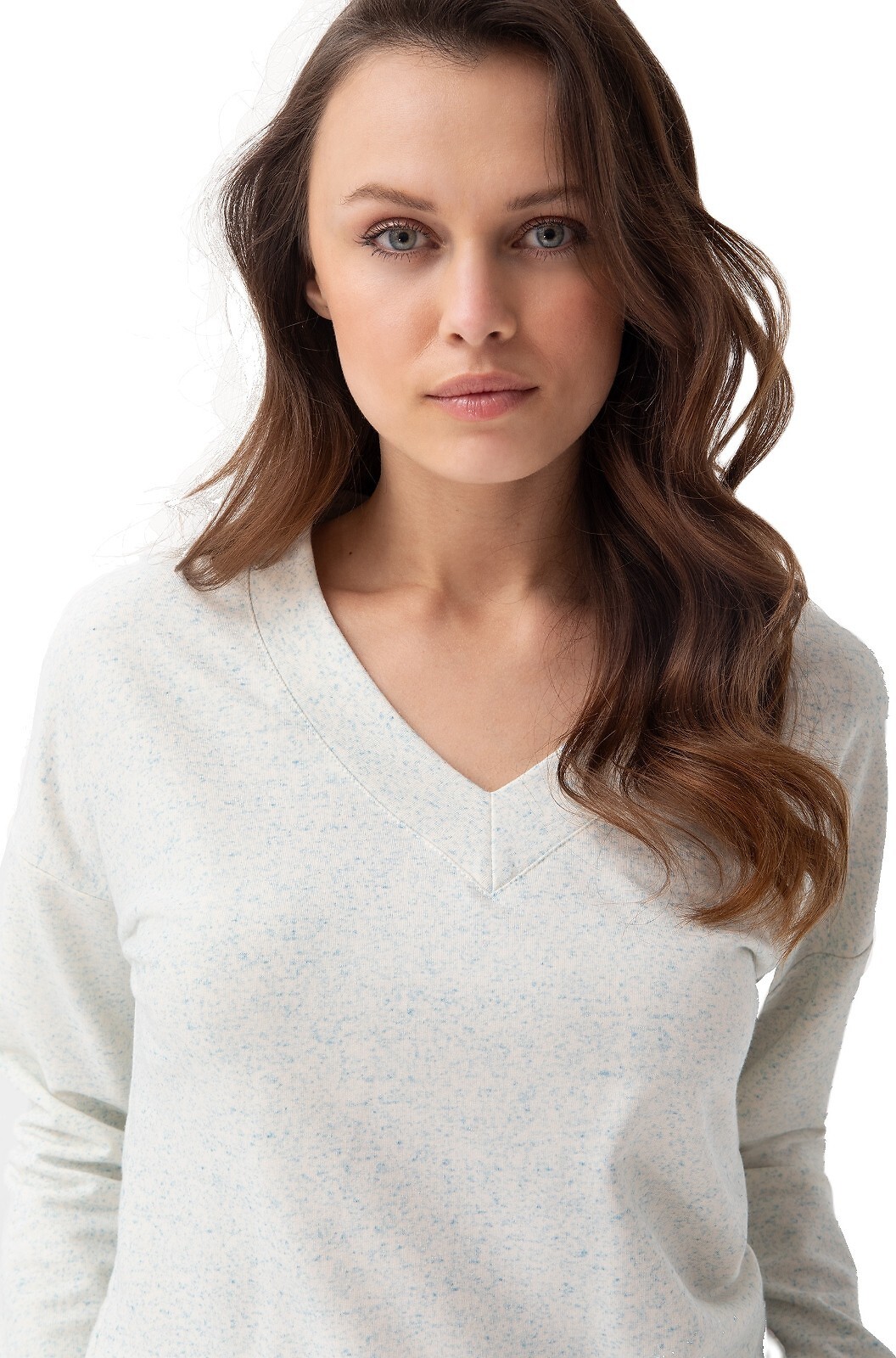 Teplé dámske pyžamo Luna 333 dł/r S-2XL Z25 Veľkosť: XL, Barva: sivá