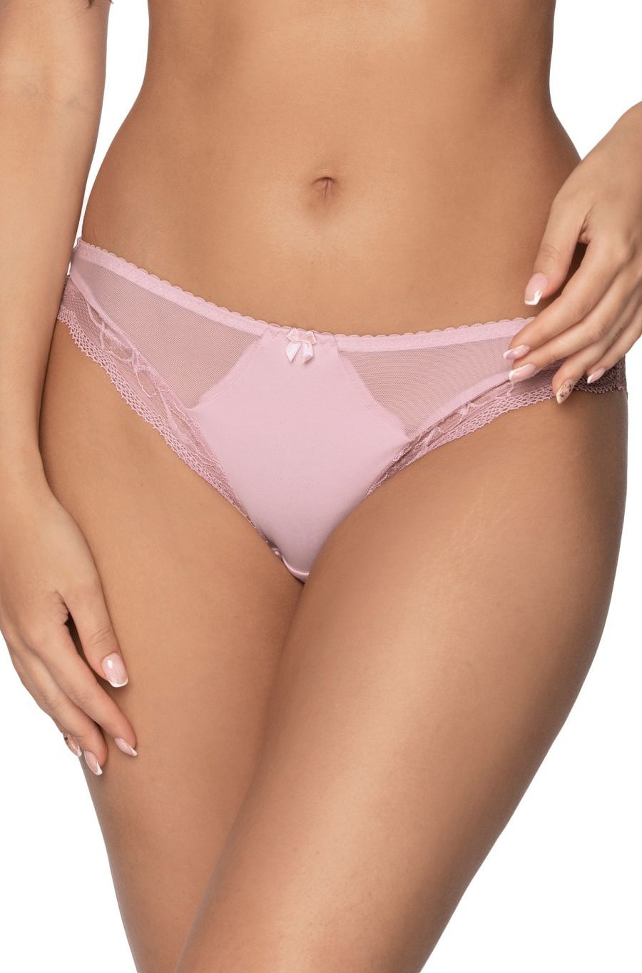 Ružové čipkové nohavičky Gaia Veronika GFP 931 S-2XL Veľkosť: L