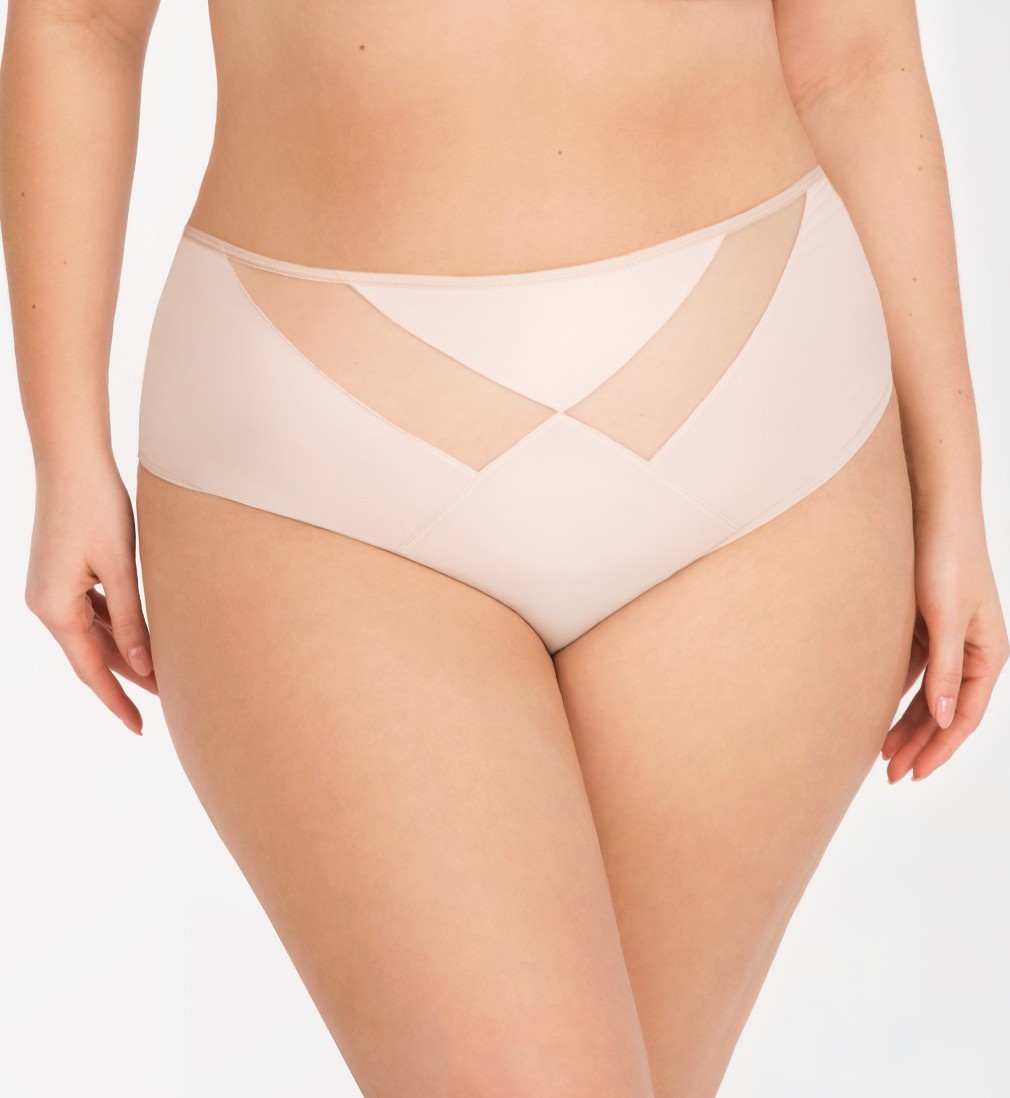 Klasické nohavičky Gorsenia Vicky K 566/1 Vicky M-3XL Veľkosť: 3XL, Barva: Béžová