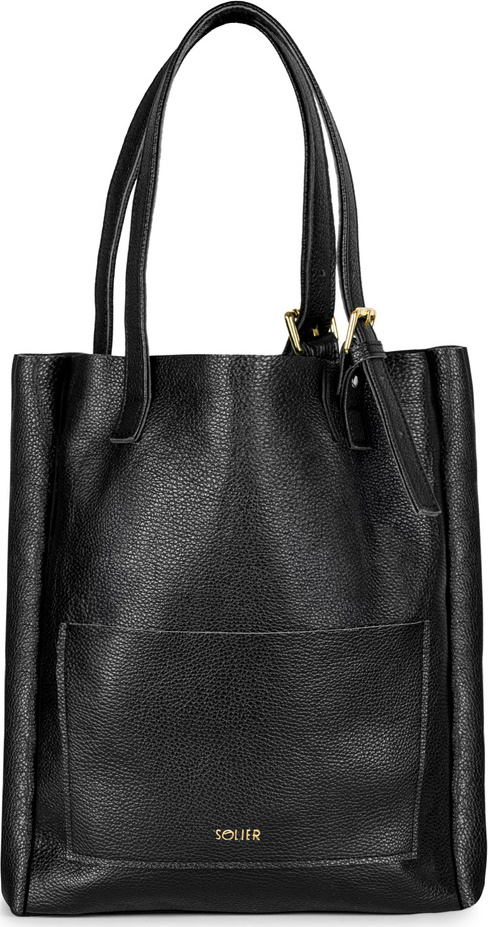 Fiore Čierna dámska kabelka z kože (TORBA FL27 FIORE BLACK) Veľkosť: ONE SIZE