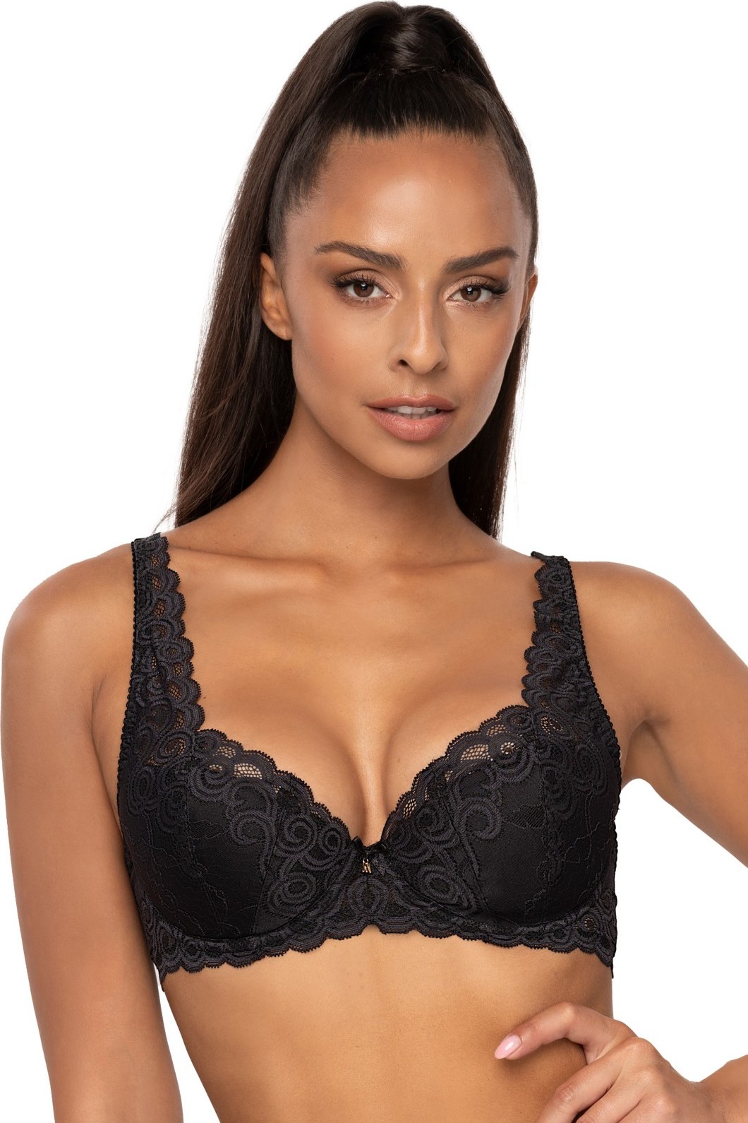 Vystužená podprsenka full cup Mat Natalie M-3824/22 Veľkosť: 65D, Barva: čierna