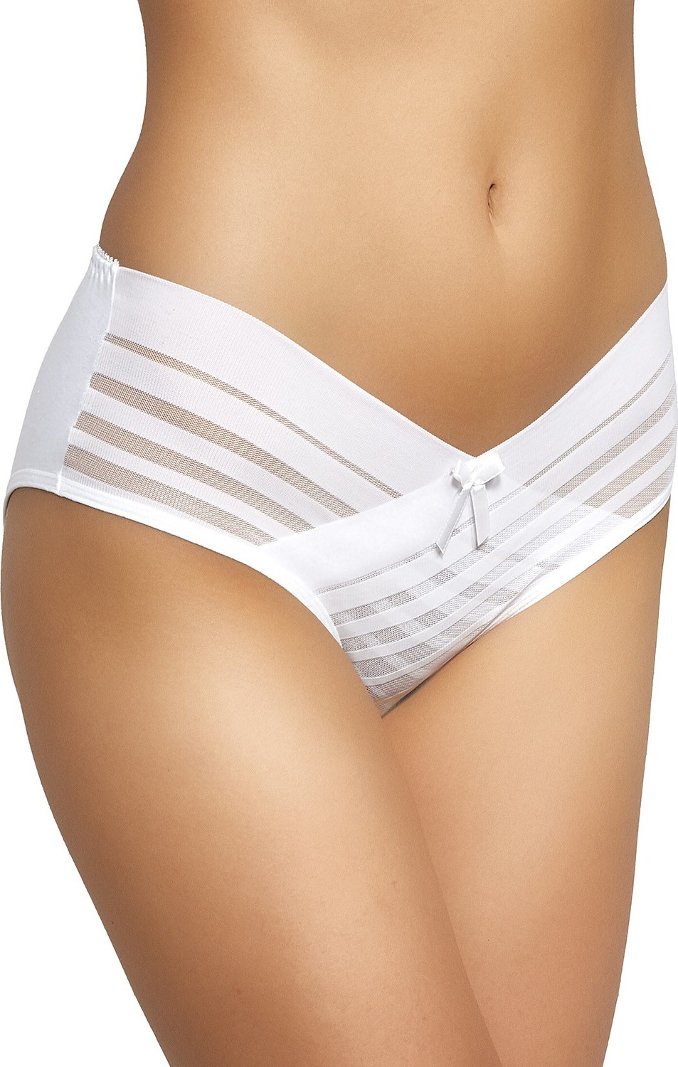 Nohavičky s pruhovým prekrížením Gabidar 195 S-XL Veľkosť: XL, Barva: biela