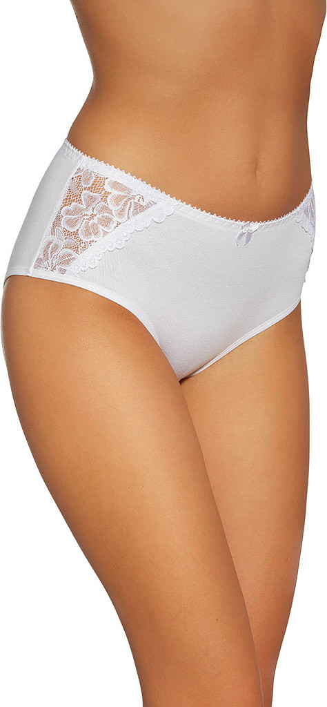 Nohavičky s čipkou Gabidar 139 M-2XL Veľkosť: 2XL, Barva: biela