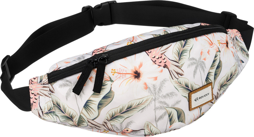 Rovicky biela ľadvinka so vzorom vtáčikov R-SN01 06 Veľkosť: ONE SIZE