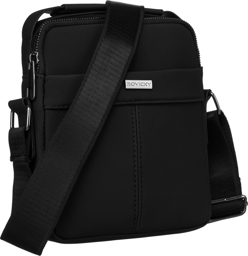 Rovicky Čierna praktická taška cez rameno z cordury R-E3001 Veľkosť: ONE SIZE