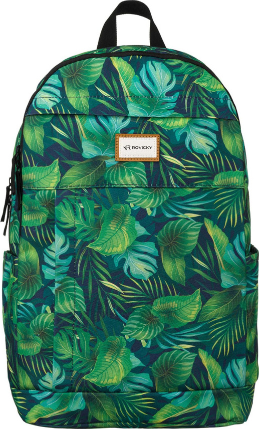 Rovicky zelený dámsky vzorovaný batoh R-PST 03 Veľkosť: ONE SIZE