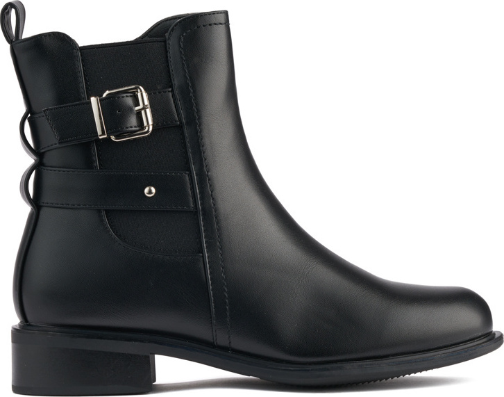 Čierne dámske členkové topánky XJ-620B Veľkosť: 36