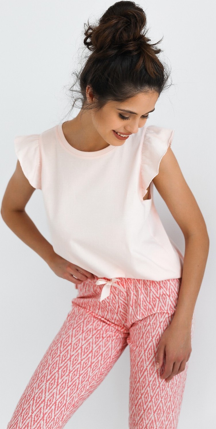 Ružové pyžamo Sensis Elena Veľkosť: XL