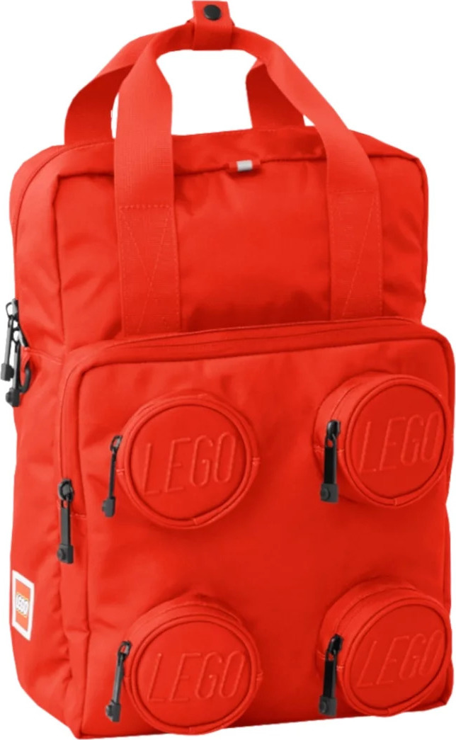 Červený batoh LEGO Brick 2x2 Backpack 20205-0021 Veľkosť: ONE SIZE