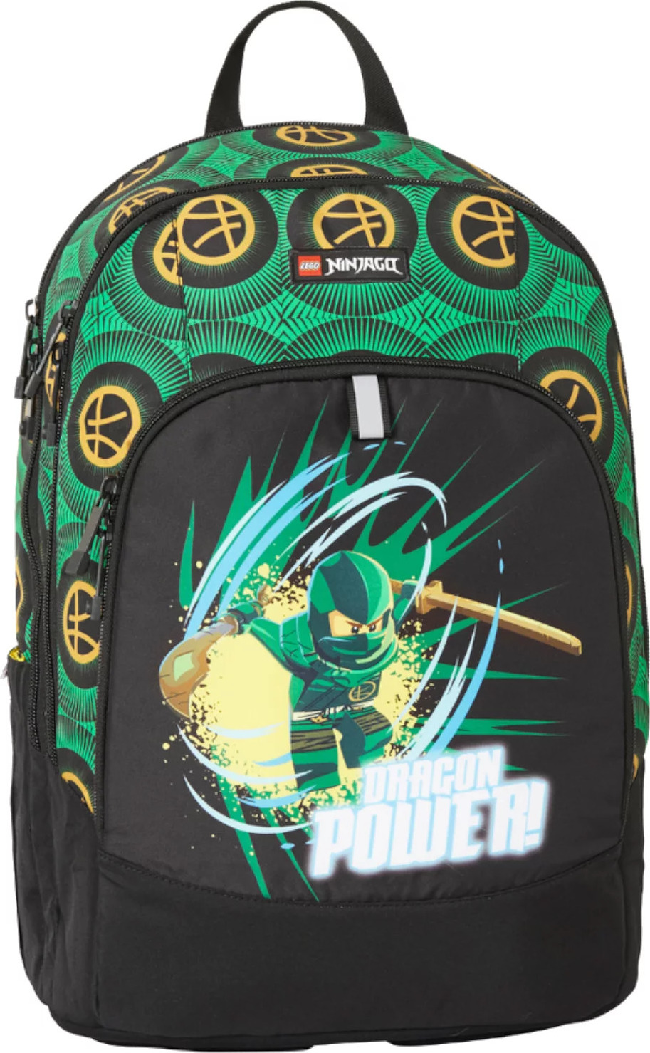 Čierno-zelený batoh LEGO Ninjago Base School Backpack 20236-2401 Veľkosť: ONE SIZE
