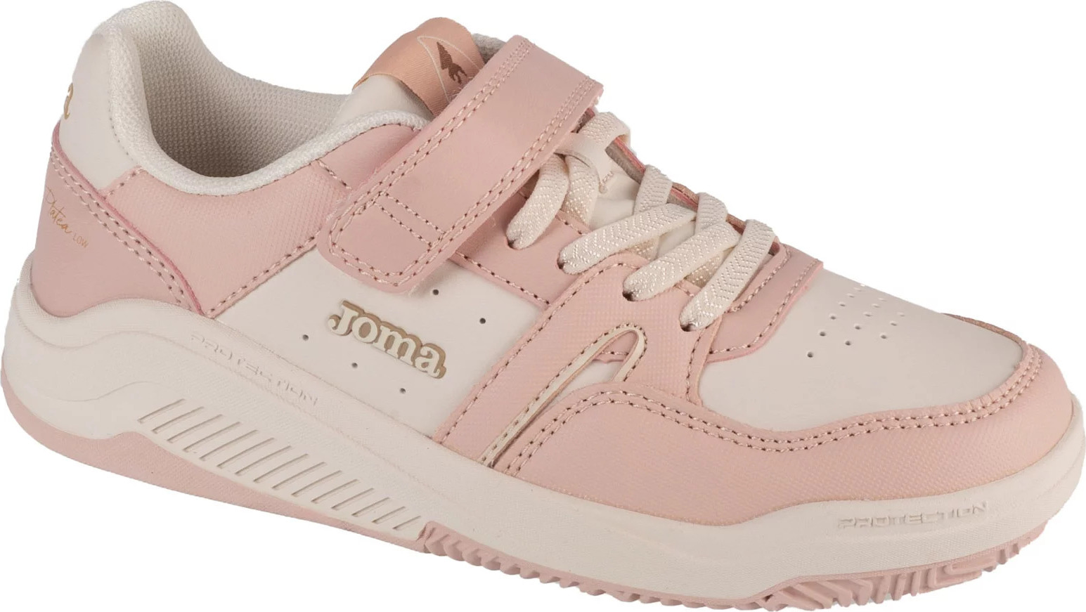 Pudrovo-smotanové dievčenské tenisky Joma Platea Low Jr 2413 JPLAS2413V Veľkosť: 32
