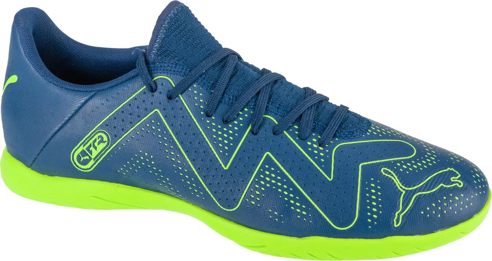 Modro-zelené pánske halovky Puma Future Play IT 107382-03 Veľkosť: 44