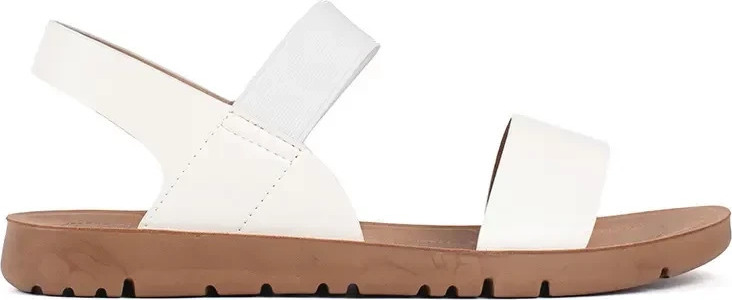 BIELE SANDÁLIKY S PREZKOU 2051W Veľkosť: 36