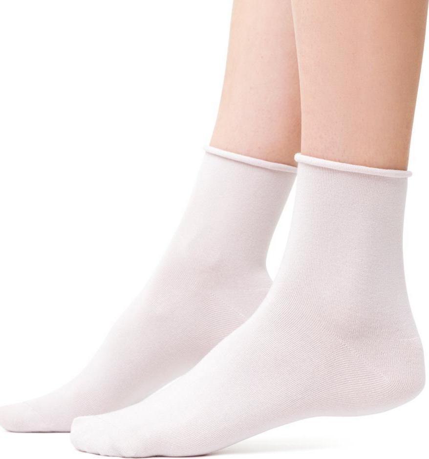 Smotanové dámske bambusové ponožky Art.125 WE019, creamy white Veľkosť: 38/40