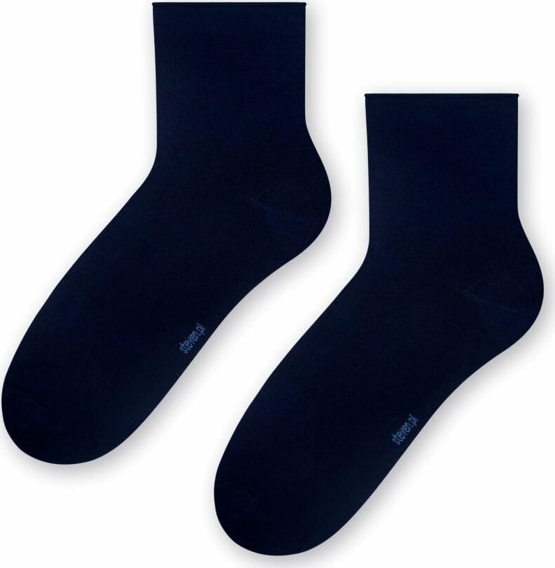 Tmavomodré dámske bambusové ponožky Art.059 NC004, NAVY BLUE Veľkosť: 35/37