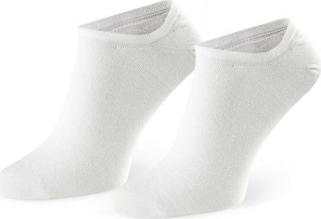 Biele členkové bambusové ponožky Art. 094 VI007, WHITE Veľkosť: 35/37
