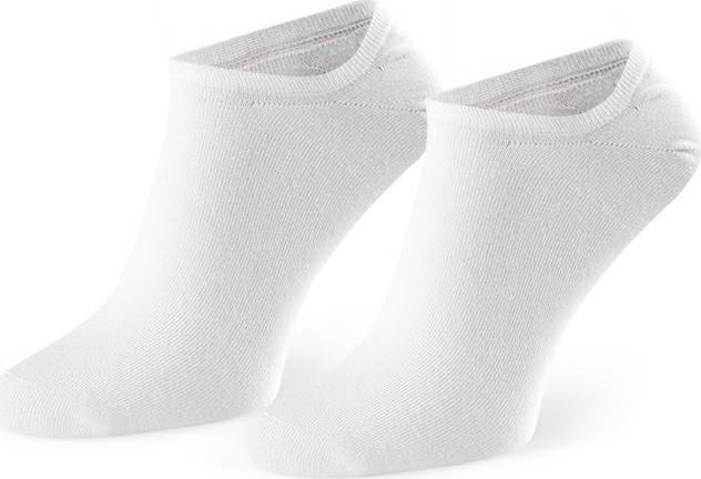 Biele členkové bambusové ponožky Art. 094 VI007, WHITE Veľkosť: 41/43