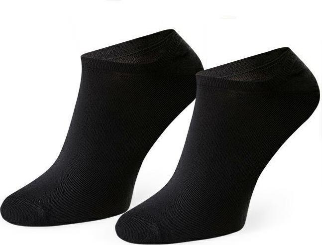 Čierne členkové bambusové ponožky Art. 094 VI008, BLACK Veľkosť: 35/37