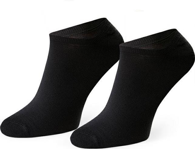 Čierne členkové bambusové ponožky Art. 094 VI008, BLACK Veľkosť: 41/43