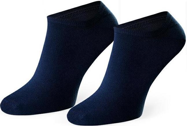 Tmavomodré členkové bambusové ponožky Art. 094 VX009, NAVY BLUE Veľkosť: 44/46
