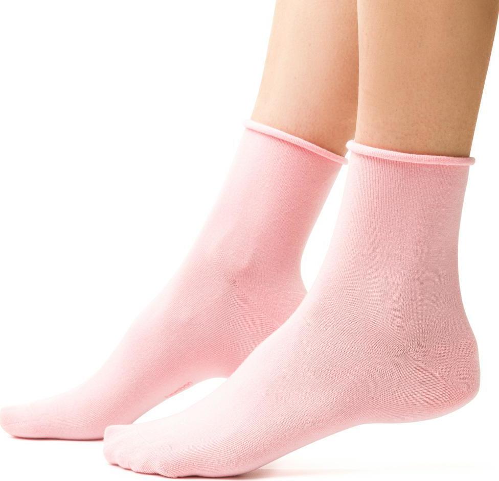 Svetloružové dámske bambusové ponožky Art.125 WE022, PINK Veľkosť: 38/40