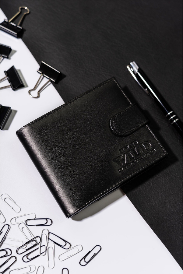 Always Wild čierna elegantná kožená peňaženka A251 N992L-P-GCL Veľkosť: ONE SIZE