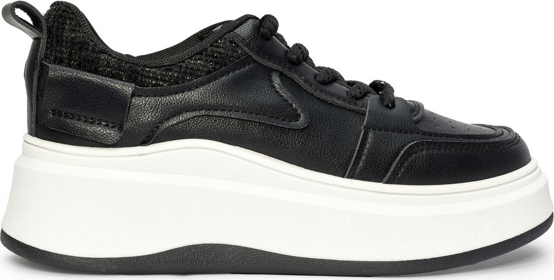 Dámske čierne sneakersy na hrubej podrážke VL233B Veľkosť: 36