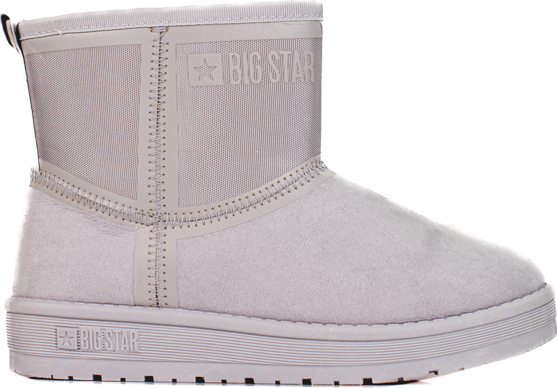Šedé dámske krátke válenky Big Star KK274613G Veľkosť: 37