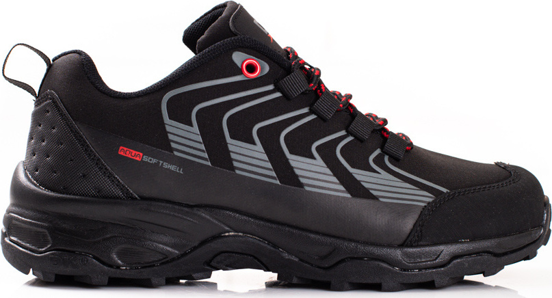 Čierne dámske trekové topánky 11104B/R Veľkosť: 36