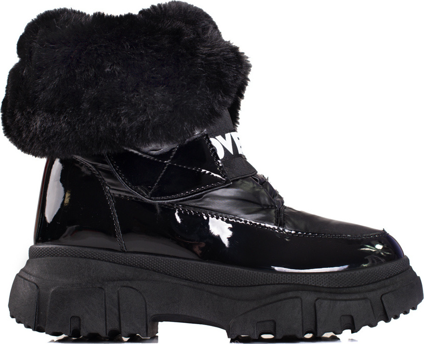 Dámske čierne snehule HY825B Veľkosť: 36