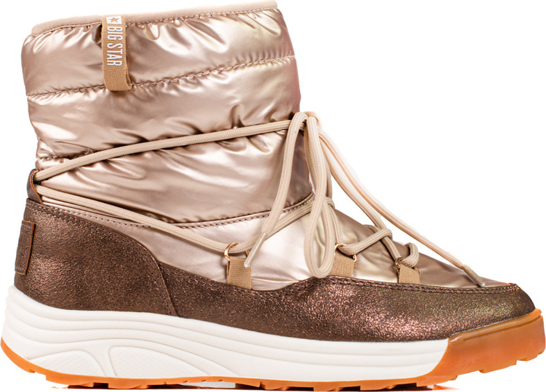 Nízke zlaté snehule BIG STAR KK274276GO Veľkosť: 36