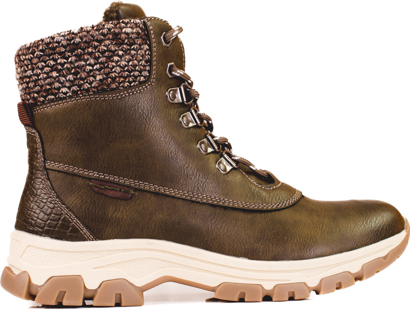 Hnedé dámske traperky na platforme GD-WL-52KH Veľkosť: 36