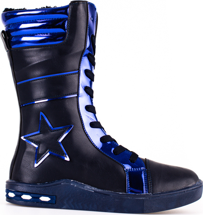 Dievčenské čižmy s vysokým zvrškom DEL1014/36N Veľkosť: 33