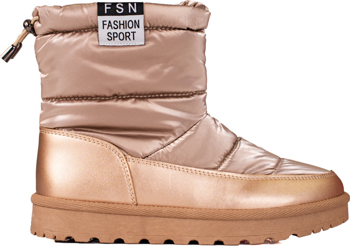 Dámske zlaté snehule 22-16063GO Veľkosť: 38