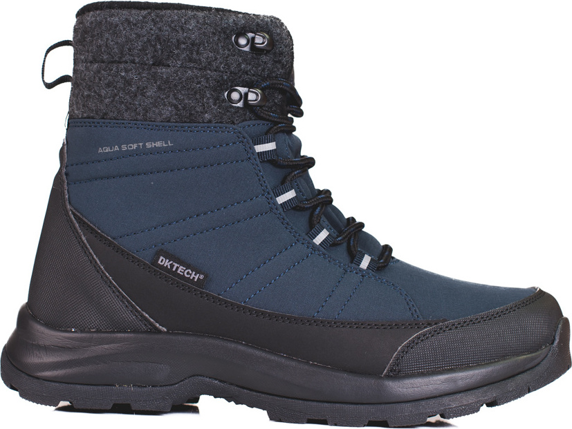 Tmavomodré dámske snehule na šnurovanie 2104N Veľkosť: 36