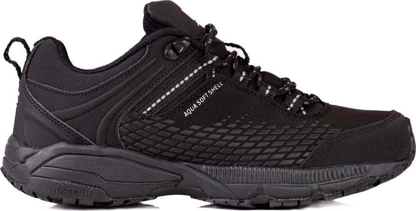 Dámske čierne trekové topánky na silnej podrážke 19503B Veľkosť: 41