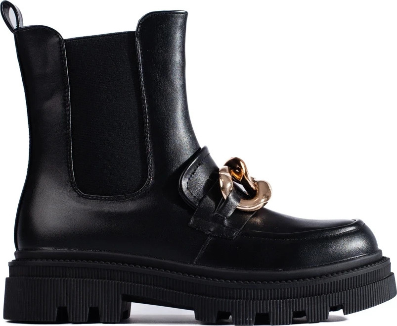 ČIERNE WORKERY NA PLATFORME 0-9B Veľkosť: 36