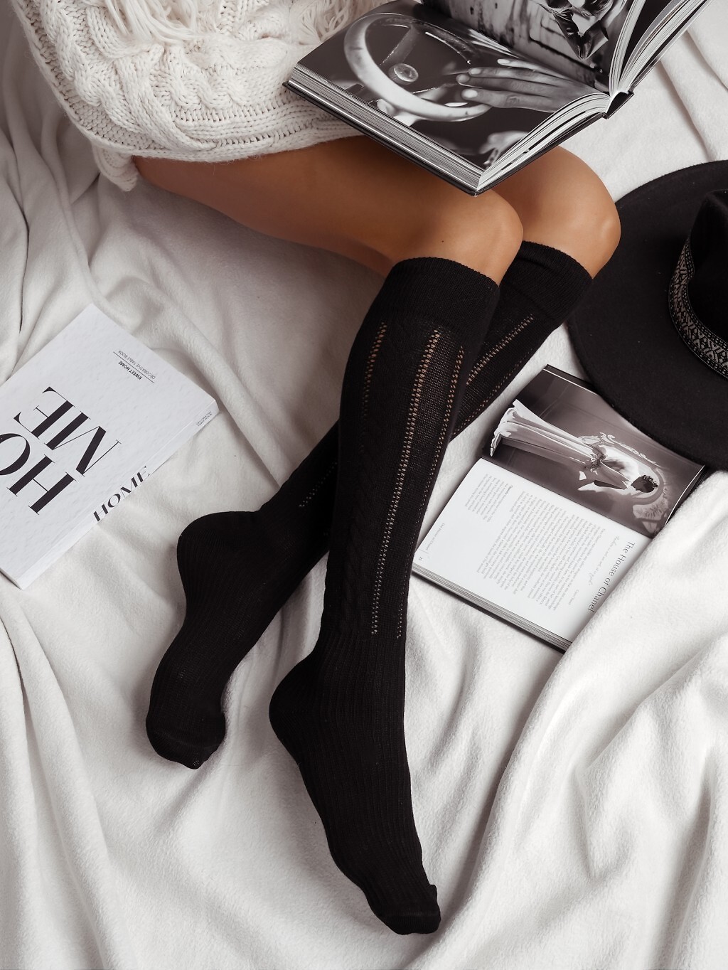 Podkolienky Milena Wark 0330 37-41 Veľkosť: 37-41, Barva: sivá