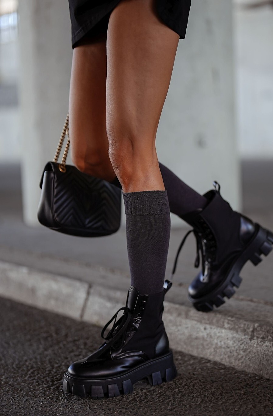 Podkolienky Milena Glad 0248-001 37-41 Veľkosť: 37-41, Barva: tmavá melanž