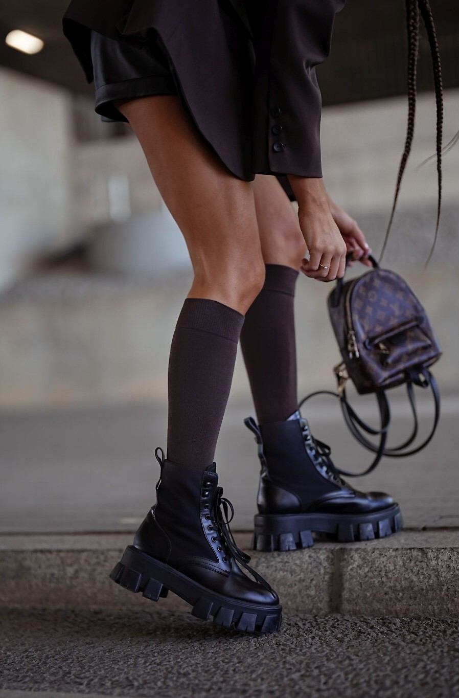 Podkolienky Milena Glad 0248-001 37-41 Veľkosť: 37-41, Barva: hnedá