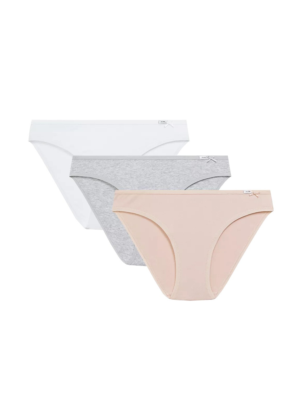 Sada 3 nohavičiek Atlantic 3CLP-001 bikini A'3 S-XL Veľkosť: XL, Barva: beż jasny-biały-szary jasny